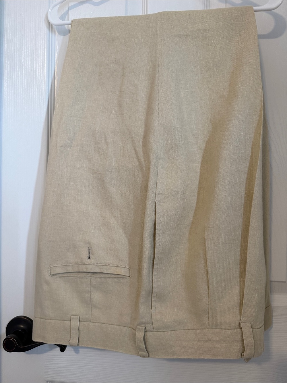 Brooks Brothers Men's Beige Dress Pants - Classic Tailored Fit